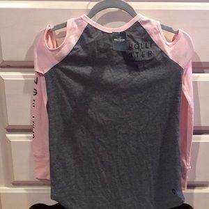 Open Shoulder Hollister Long Sleeve Shirt